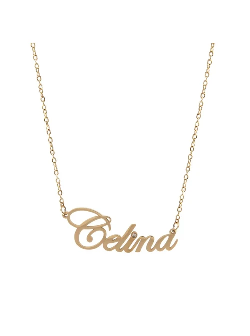 Naszyjnik imię Celina, kolor srebrny S3V70530-51S