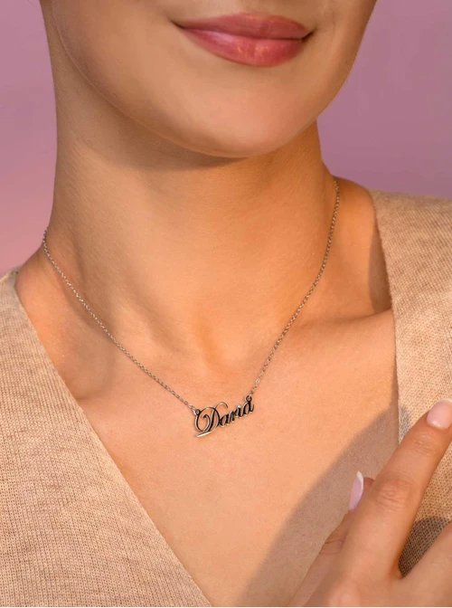 Naszyjnik imię Daria, kolor srebrny S3V70530-38S