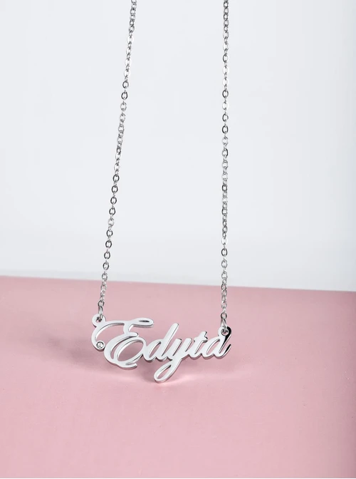 Naszyjnik imię Edyta, kolor srebrny S3V70530-35S
