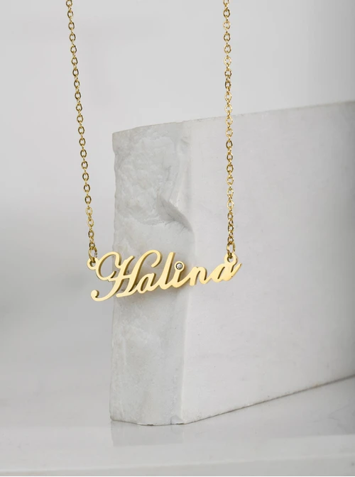 Naszyjnik imię Halina, złoty S300866Z00