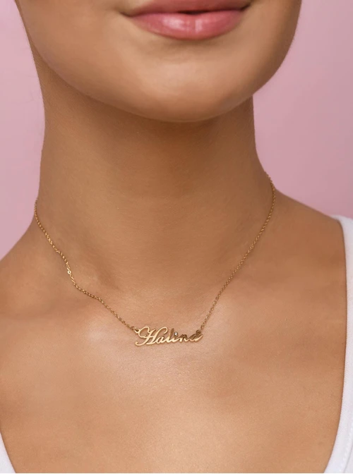 Naszyjnik imię Halina, złoty S300866Z00