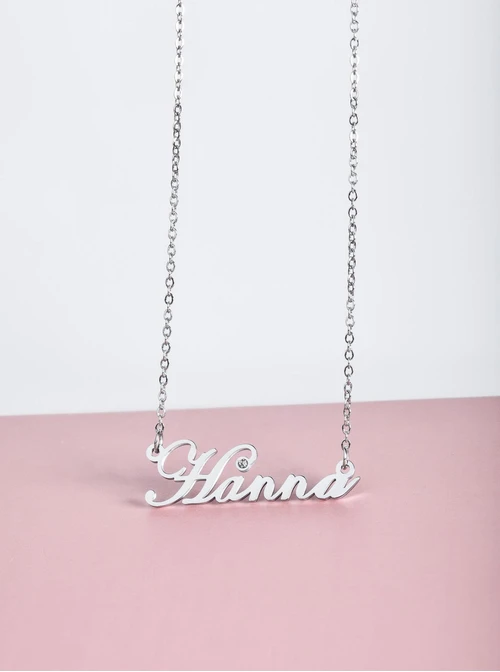 Naszyjnik imię Hanna, kolor srebrny S3V70530-70S