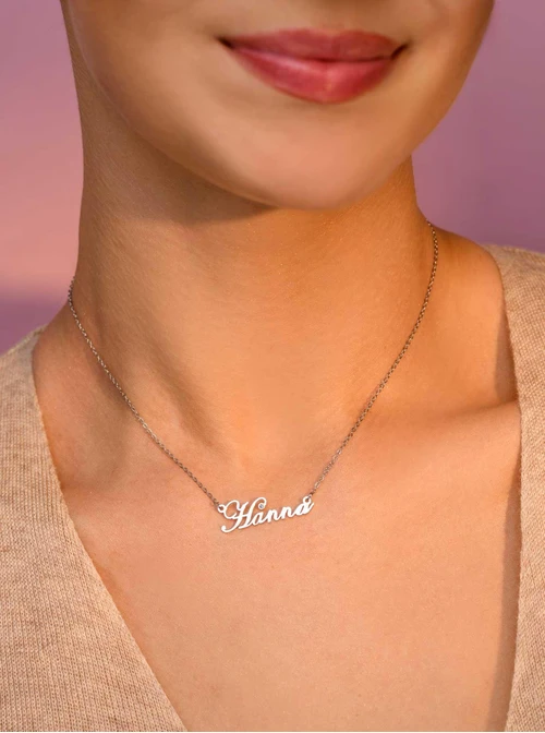 Naszyjnik imię Hanna, kolor srebrny S3V70530-70S