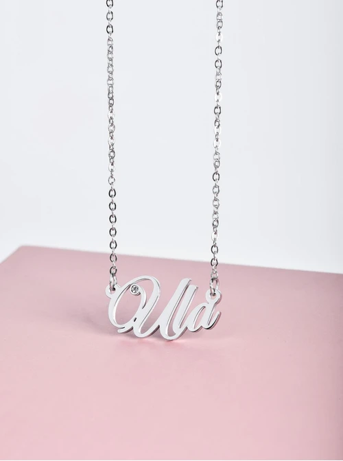 Naszyjnik imię Ula, kolor srebrny S3V70530-45S