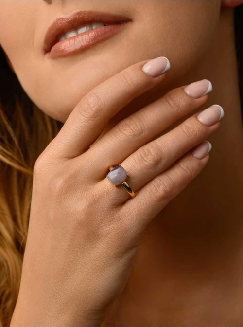 Pierścionek Ametyst, złoty S400789Z00