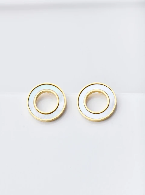 [Zestaw] Naszyjnik kółeczko, kolor złoty S300354Z02