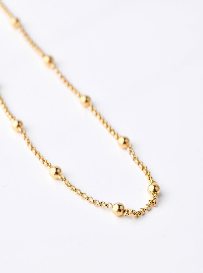 [Zestaw] Bransoletka kulki, kolor złoty S100143Z00