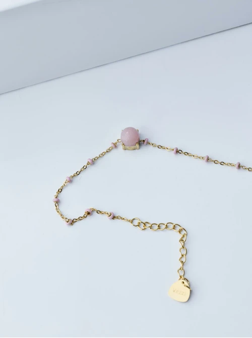 [Zestaw] Naszyjnik Opal Pudrowy, złoty S303516Z00