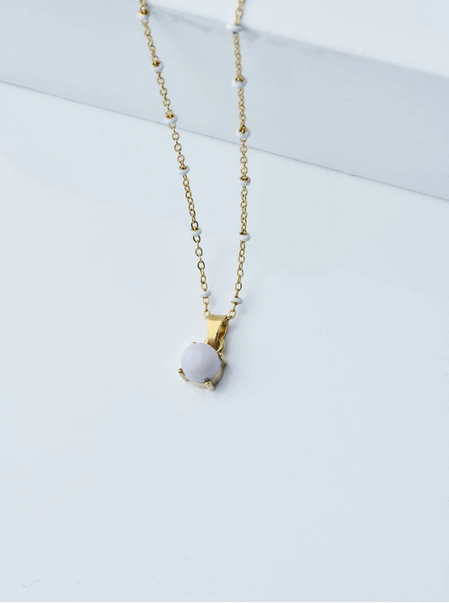 [Zestaw] Naszyjnik Opal, złoty S303517Z00