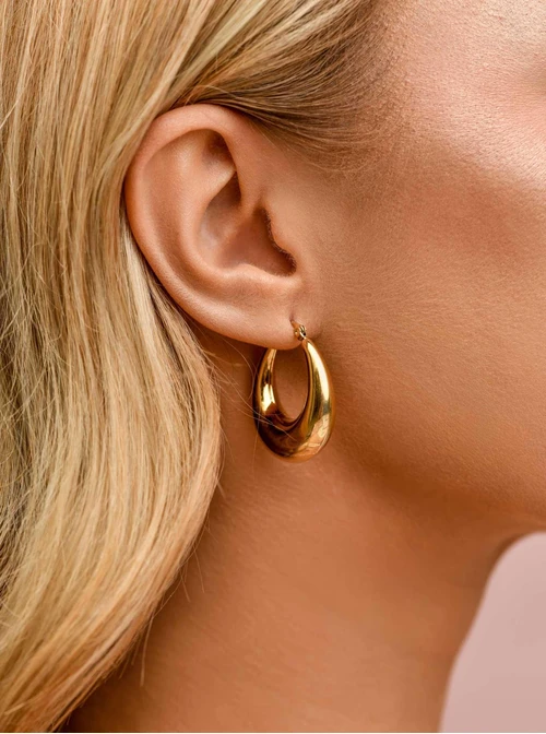 Kolczyki księżyce, złoty (2,7 cm) S202089Z00