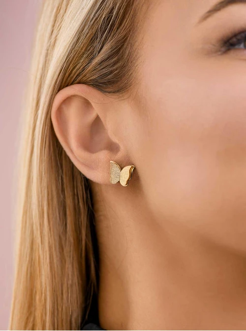 Kolczyki motylki, złoty S203937Z00