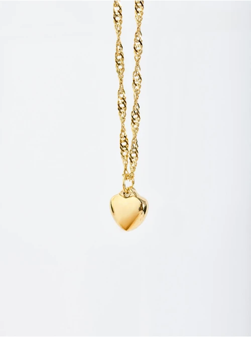 Naszyjnik serduszko, kolor złoty S303944Z00