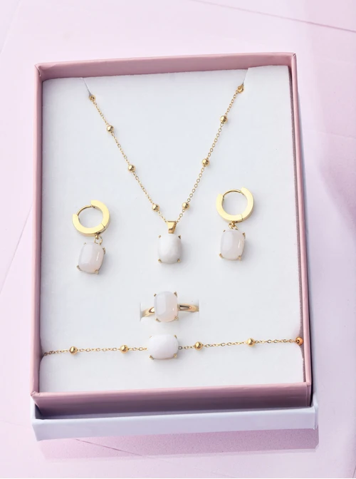 [Zestaw] Naszyjnik Opal, złoty S303530Z00