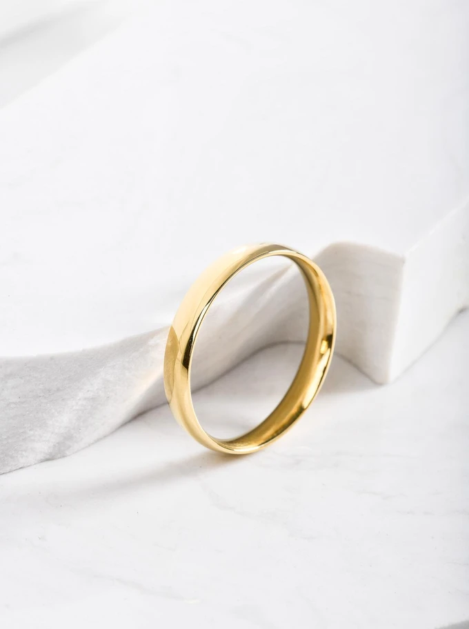 Obrączka gładka, kolor złoty S404182Z00