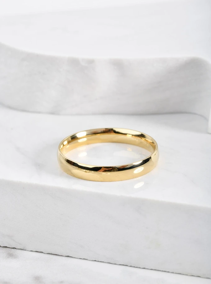 Obrączka gładka, kolor złoty S404182Z00