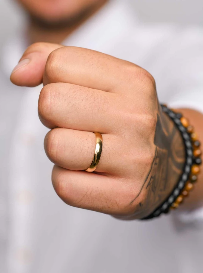 Obrączka gładka, kolor złoty S404182Z00