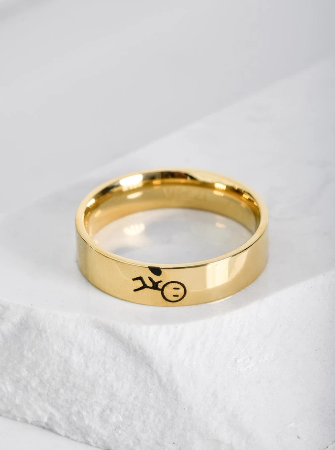 Obrączka męska, do pary, złoty S404178Z00