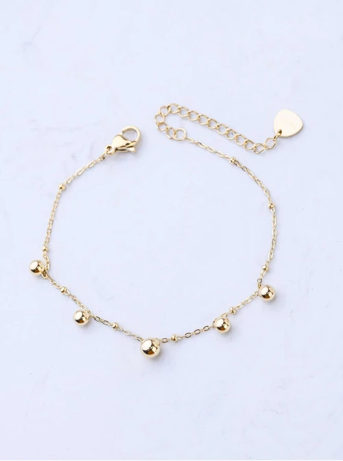 Bransoletka kuleczki, złoty S104057Z00