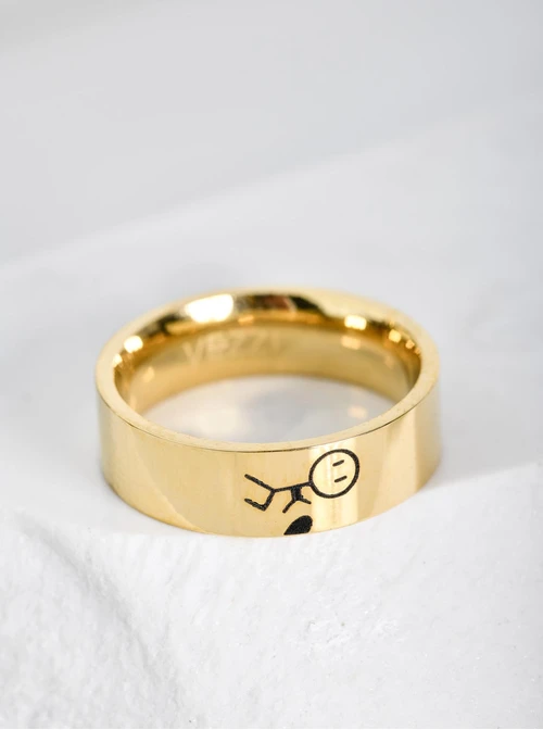 Obrączka do pary, kolor złoty S404151Z00