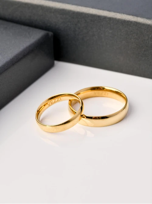 Obrączka unisex, kolor złoty S404146Z00