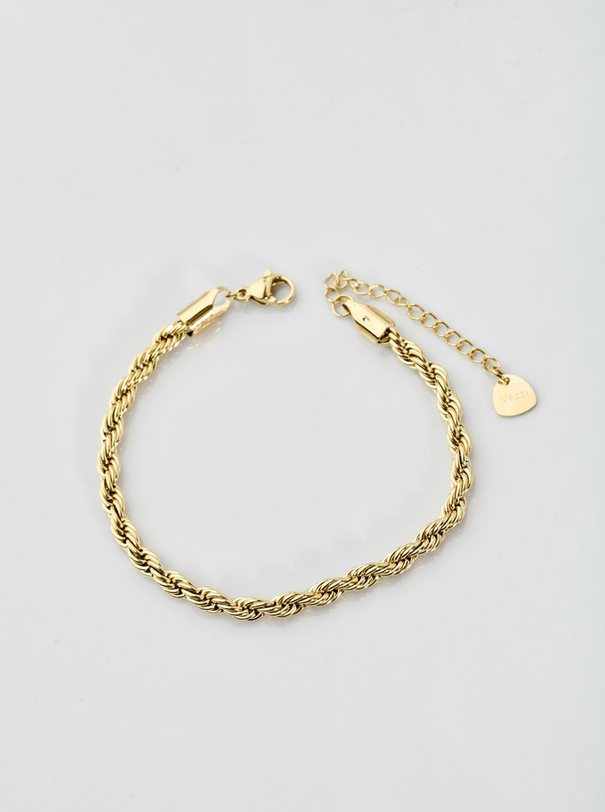 [Zestaw] Naszyjnik splot Corda, (0,4 cm), złoty S304663Z00