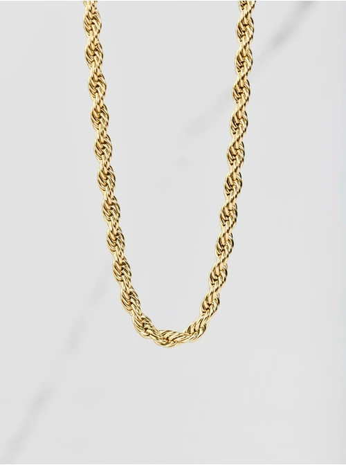 [Zestaw] Naszyjnik splot Corda, (0,4 cm), złoty S304663Z00