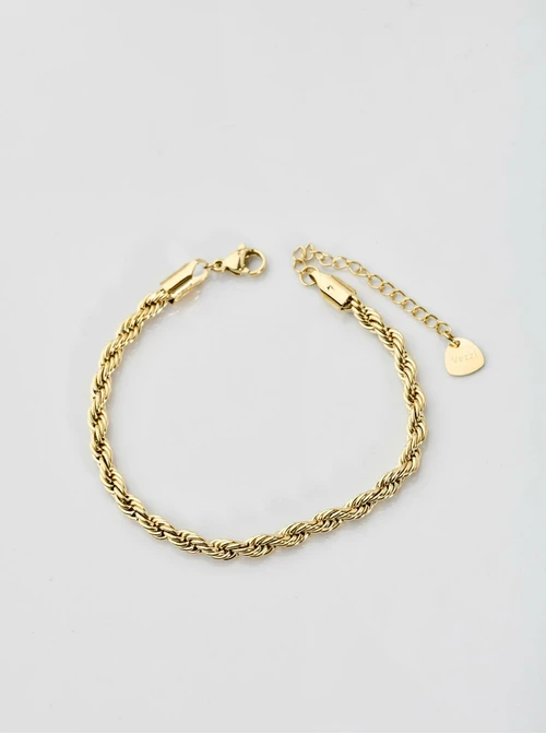 [Zestaw] Naszyjnik splot Corda, (0,4 cm), złoty S304663Z00