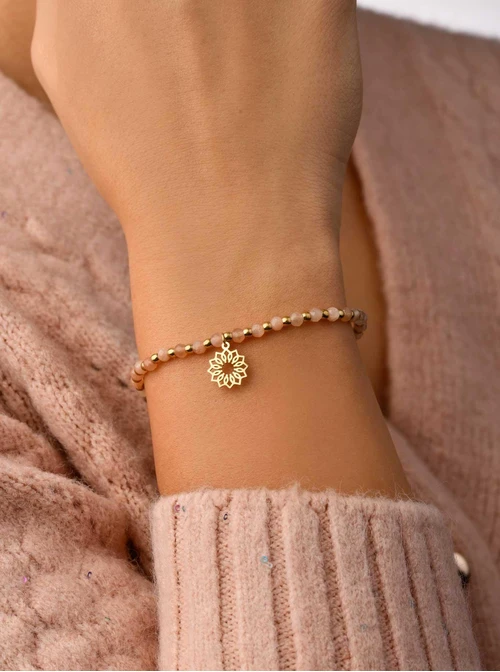 Bransoletka Rozeta Vezzi, Kamień Słońca, złoty S104526Z00