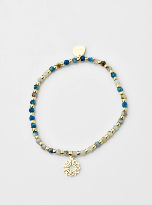 Bransoletka Rozeta Vezzi, kamień naturalny Jaspis, złoty S104513Z00