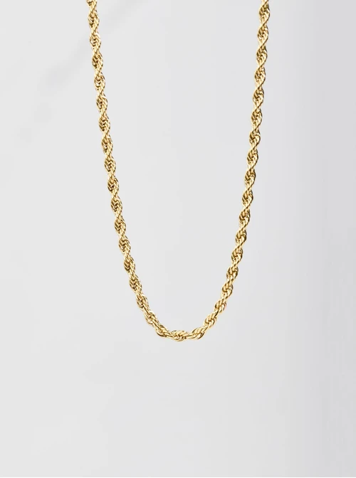 Naszyjnik splot Corda, (0,2 cm), złoty S304657Z00