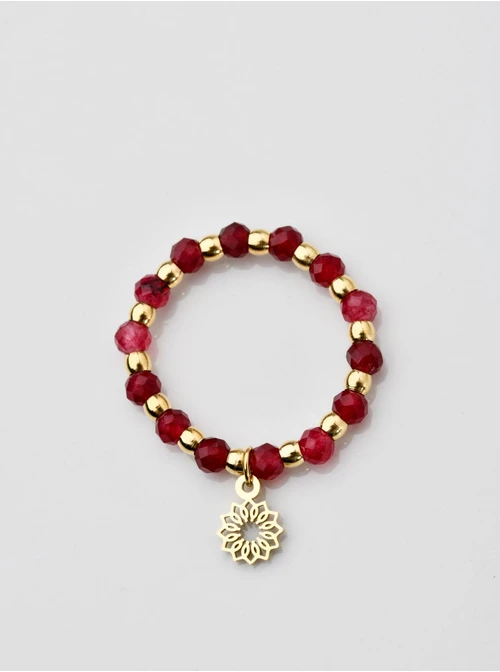 Pierścionek Rubin, czerwony, złoty S404541Z00