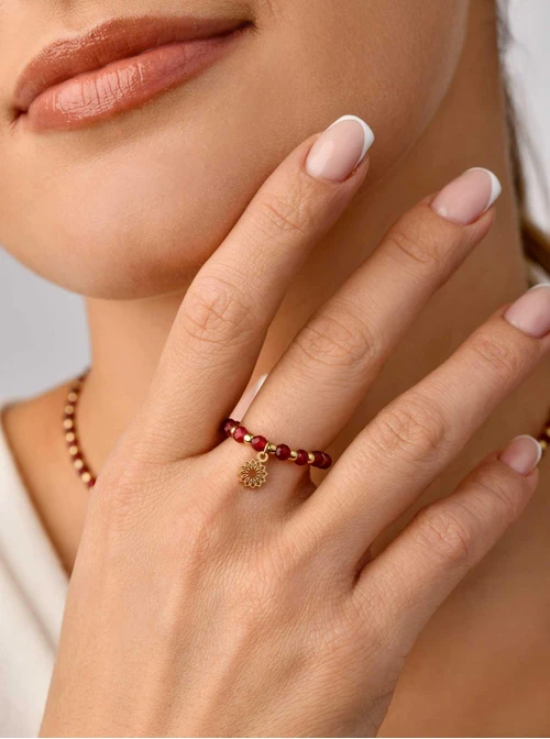 Pierścionek Rubin, czerwony, złoty S404541Z00