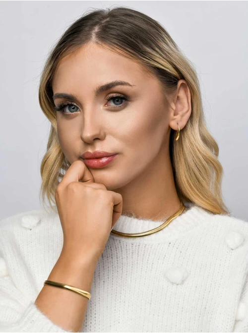 Bransoletka żmijka, złoty S104986Z00