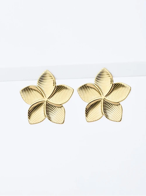 Kolczyki wiszące Kwiaty, złoty S205111Z00