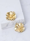 Kolczyki kwiaty, złoty S205464Z00