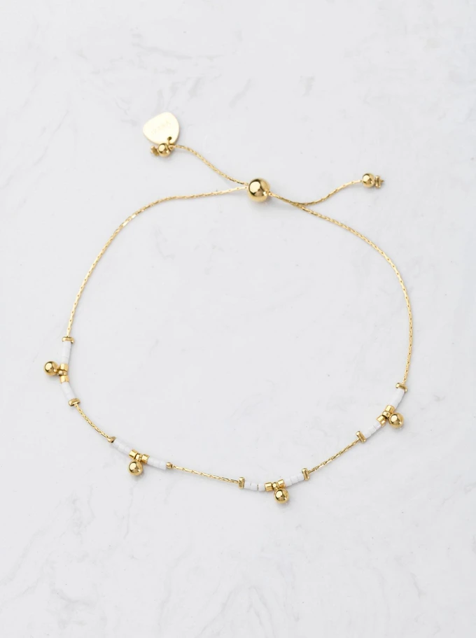 Bransoletka koraliki Miyuki, kulki, złoty S105647Z00