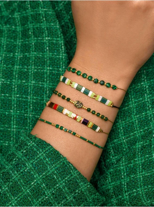 Bransoletka Afrykański Turkus, złoty S105631Z00