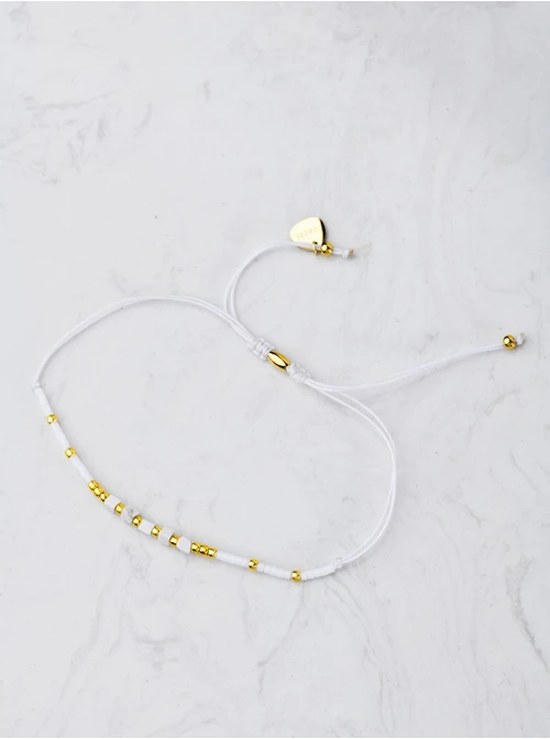 Bransoletka Biały Turkus, złoty S105603Z00