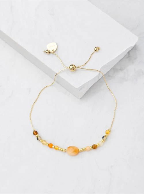 Bransoletka Jadeit Żółty, złoty S105630Z00