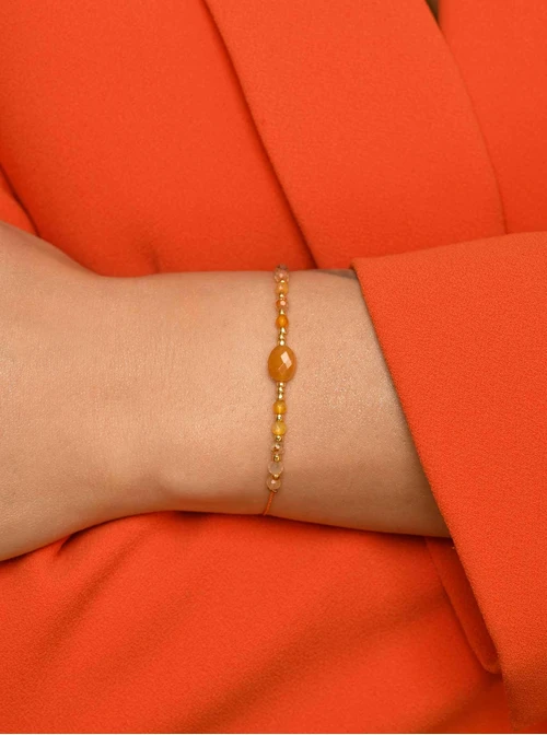 Bransoletka Jadeit Żółty, złoty S105630Z00