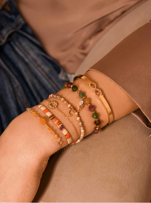 Bransoletka Jadeit Żółty, złoty S105630Z00