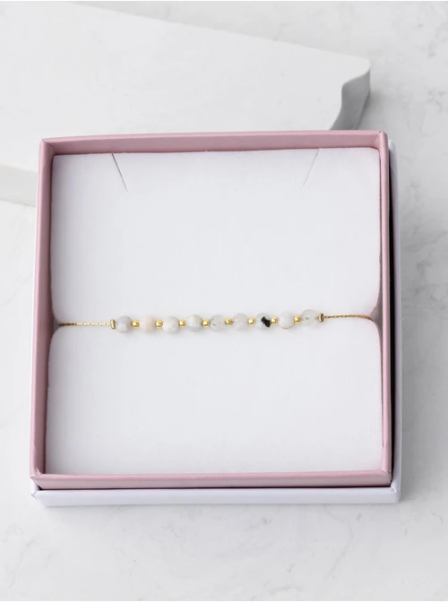 Bransoletka Kamień Księżycowy, złoty S105619Z00