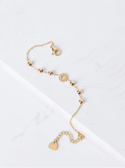 Bransoletka Rozeta Vezzi, kulki, złoty S105324Z00