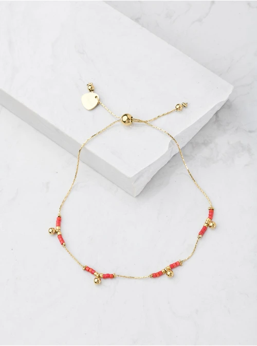 Bransoletka koraliki Miyuki, kuleczki, złoty S105648Z00