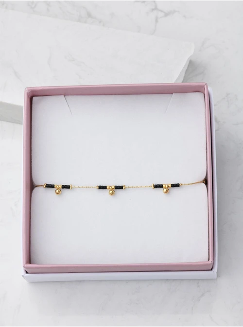 Bransoletka koraliki Miyuki, kulki złoty S105641Z00