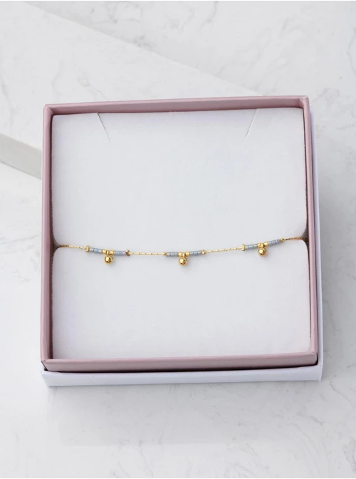 Bransoletka koraliki Miyuki, kulki, złoty S105642Z00