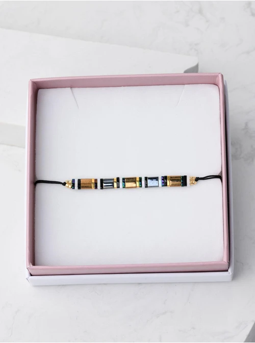 Bransoletka koraliki Miyuki, sznurek S105513Z00