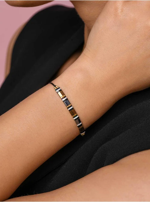 Bransoletka koraliki Miyuki, sznurek S105513Z00