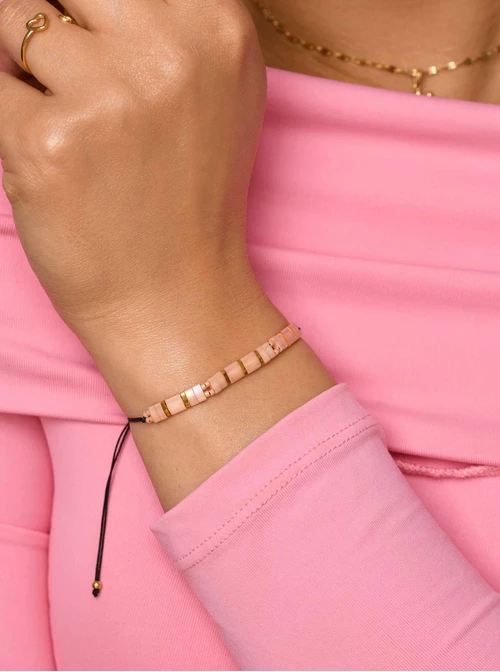 Bransoletka koraliki Miyuki, sznurek S105523Z00