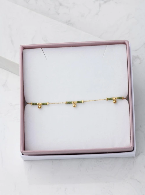 Bransoletka koraliki Miyuki, złoty S105646Z00